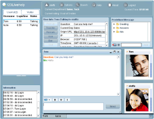 123 Live Help Chat Server Software