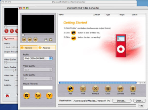 3herosoft DVD to iPod Suite for Mac