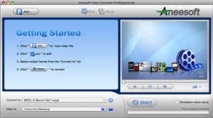 Aneesoft Video Converter Pro for Mac