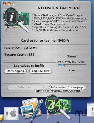 ATI NVIDIA GET VRAM for mac