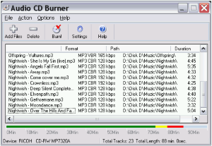 Audio CD Burner