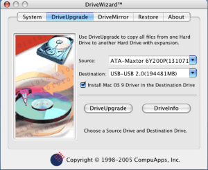 CompuApps DriveWizard For Mac OS X