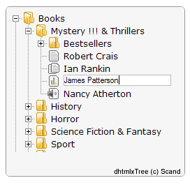 dhtmlxTree - JavaScript Tree Menu