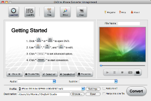 DVD to iPhone Converter for Mac