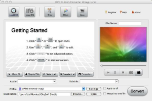 DVD to Palm Converter for Mac