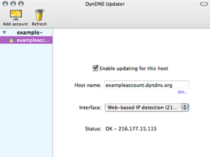 DynDNS Updater for Mac