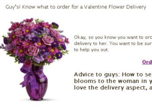 Guys Guide to Valentine Flower Delivery