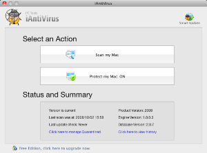 iAntiVirus Free Edition for Mac