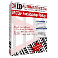 IDAutomation UPC EAN Barcode Fonts
