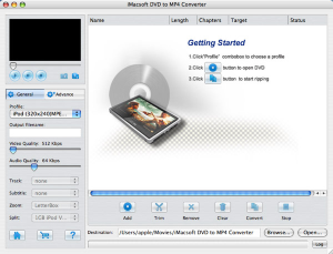 iMacsoft DVD to MP4 Converter for Mac