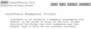 InnerPeace Webmaster ToolKit - Assorted Utilities