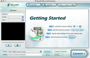 iSkysoft DVD to 3GP Converter for Mac