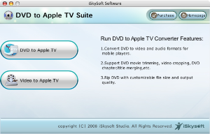iSkysoft DVD to Apple TV Suite for Mac