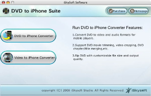 iSkysoft DVD to iPhone Suite for Mac