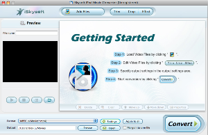 iSkysoft iPod Movie Converter for Mac