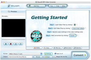 iSkysoft MP4 Video Converter for Mac