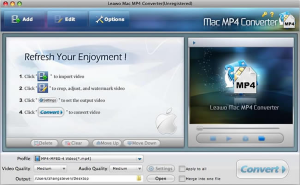 Leawo Mac MP4 Converter