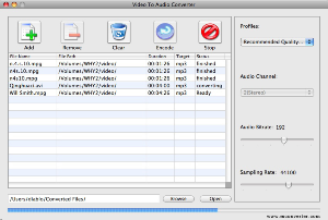 MAC-Video To Audio Converter