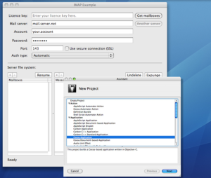 Mailit for C/C++ Mac OS X