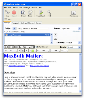 MaxBulk Mailer