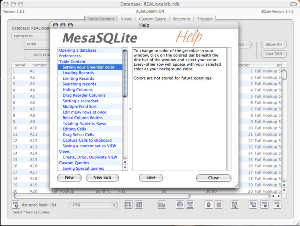 MesaSQLite For Mac