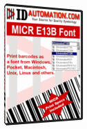 MICR E13B Font Advantage Package