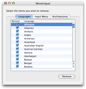 Monolingual for mac