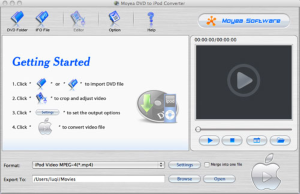 Moyea DVD to iPod Converter for Mac