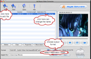 Moyea Video Converter for Mac
