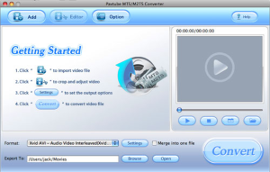MTS M2TS Converter for Mac