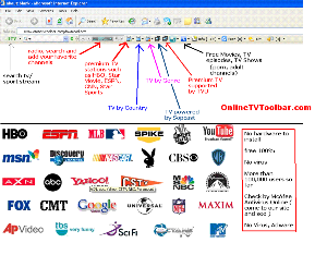 Online TV Toolbar