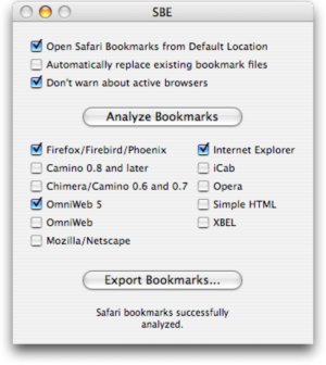 Safari Bookmark Exporter
