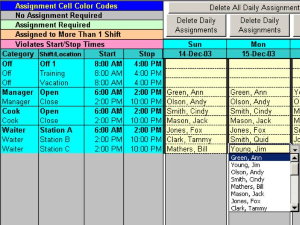 Schedule Split Shifts for Your Employees with Excel