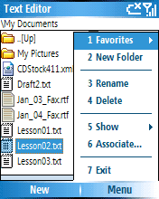 Smartphone Text Editor / Notepad