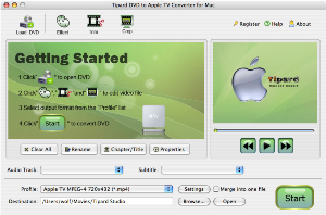 Tipard DVD to Apple TV Converter for Mac