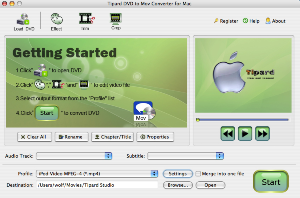 Tipard DVD to MOV Converter for Mac