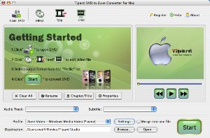 Tipard DVD to Zune Converter for Mac