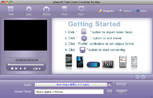 uSeesoft Total Video Converter for Mac