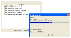 Vault :: Multiple File Upload and Download Applet