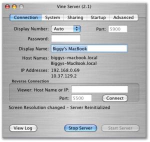 Vine Server for Mac