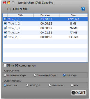 Wondershare DVD Copy Pro for Mac