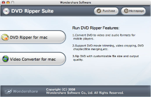 Wondershare DVD Ripper Suite for Mac