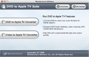 Wondershare DVD to Apple TV Suite for Mac