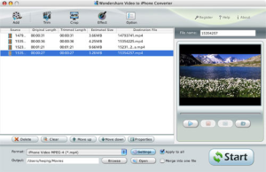 Wondershare Video to iPhone Converter for Mac
