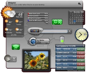 Yahoo Widget Engine for mac